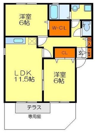 サンボナールの物件間取画像